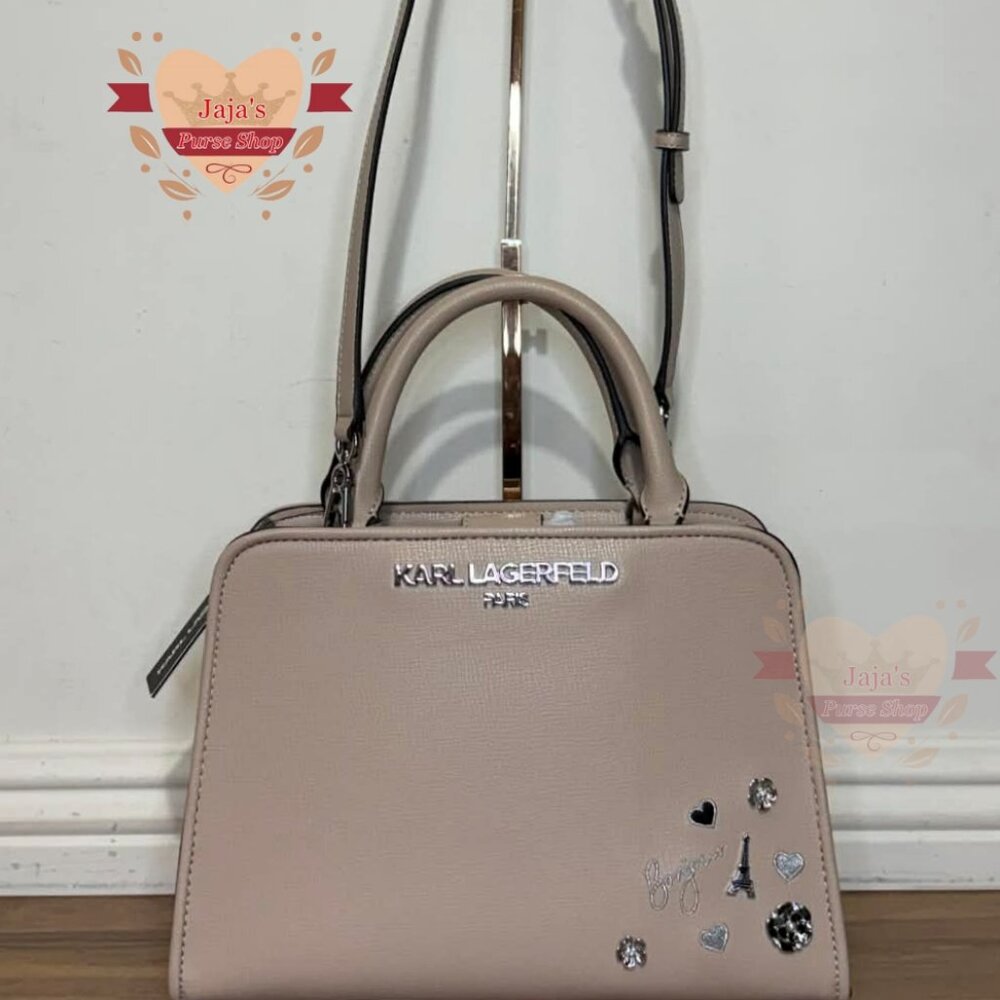 💝Karl Lagerfeld Paris 3 Comportment Satchel & CB Purse💝